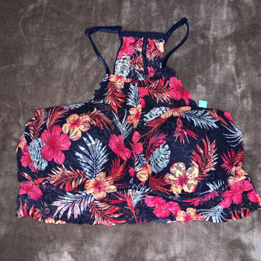 PINK Victoria’s Secret high neck push-up bralette